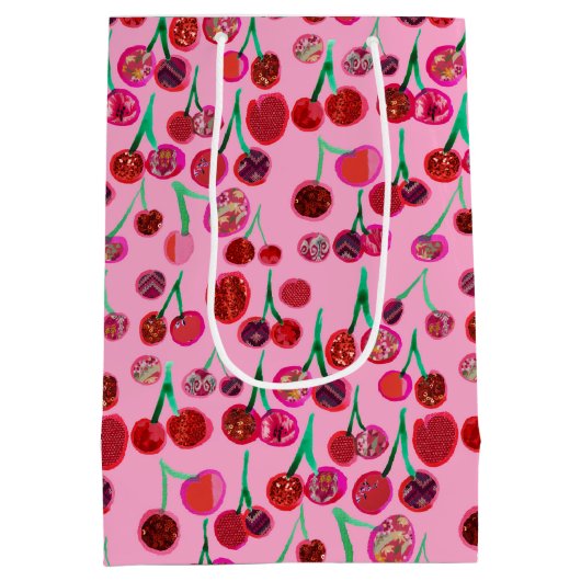 Kersen Medium Cadeauzakje (Achterkant)