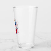 Kersen met Coquette Bow 4 juli Amerikaans Glas (Links)