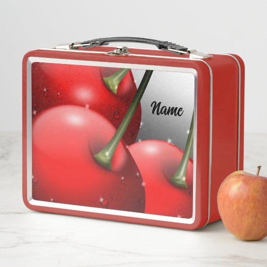 Kersen met dauwdruppels (In situ)