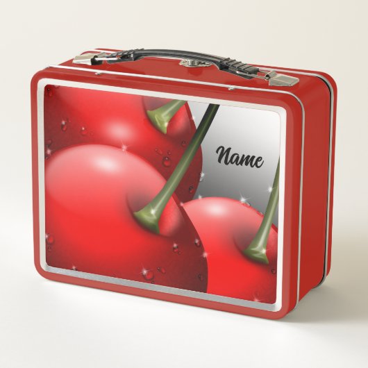 Kersen met dauwdruppels (Achterkant)