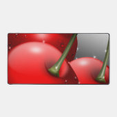 Kersen met dauwdruppels bureaumat (Voorkant)