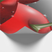 Kersen met dauwdruppels cadeaupapier (Hoek)