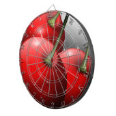 Kersen met dauwdruppels dartbord (Voorkant Rechts)