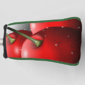 Kersen met dauwdruppels golfheadcover (Voorkant)