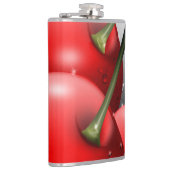 Kersen met dauwdruppels heupfles (Rechts)