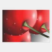 Kersen met dauwdruppels inpakpapier vel (Voorkant 2)