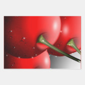 Kersen met dauwdruppels inpakpapier vel (Voorkant)