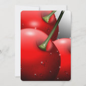Kersen met dauwdruppels kaart (Voorkant)