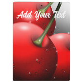 Kersen met dauwdruppels klembord (Achterkant)