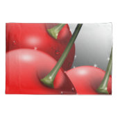 Kersen met dauwdruppels kussensloop (Achterkant)