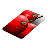 Kersen met dauwdruppels magneet (Linkerzijde)