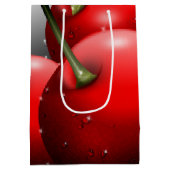 Kersen met dauwdruppels medium cadeauzakje (Achterkant)