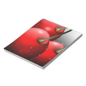 Kersen met dauwdruppels notitieblok (Linkerzijde)