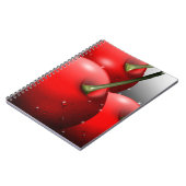 Kersen met dauwdruppels notitieboek (Linkerzijde)