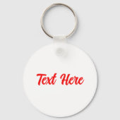 Kersen met dauwdruppels sleutelhanger (Achterkant)