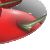 Kersen met dauwdruppels snijplank (Hoek)