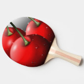 Kersen met dauwdruppels tafeltennisbatje (Zijkant)