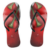 Kersen met dauwdruppels teenslippers (Voetbed)