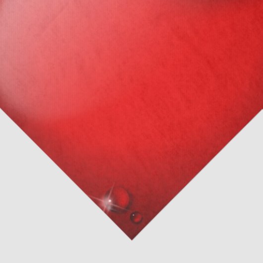 Kersen met dauwdruppels tissuepapier (Detail)