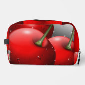 Kersen met dauwdruppels toilettasje (Voorkant)