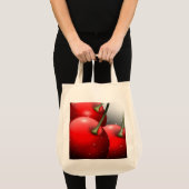 Kersen met dauwdruppels tote bag (Voorkant (product))