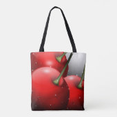 Kersen met dauwdruppels tote bag (Achterkant)