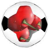 Kersen met dauwdruppels voetbal (Gedraaid)