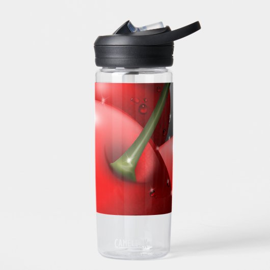 Kersen met dauwdruppels waterfles (Links)