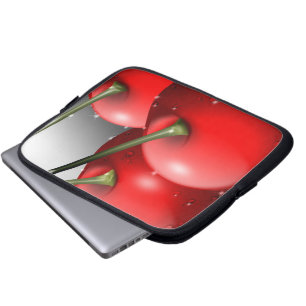 Kersen met dauwlaptophoezen laptop sleeve