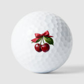 Kersen met een boog golfballen (Voorkant)
