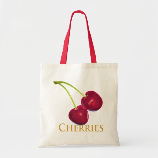 Kersen met gedichten tote bag (Voorkant)