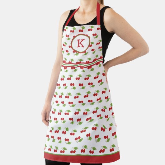 Kersen met monogram schort (Insitu)