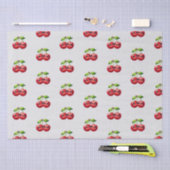 Kersen met smiley gezichten tissuepapier (Craft)