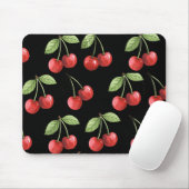 Kersen Muismat | Cute Aesthetic Bureaumat (Met muis)