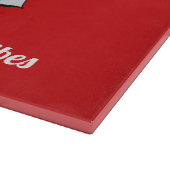 Kersen 'n' Vrolijke Vibes Rood Fruit Glas Snijplank (Hoek)