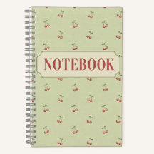 Kersen Notebook – Gestippeld Dagboek