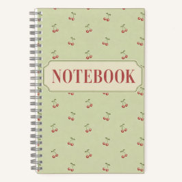 Kersen Notebook – Gestippeld Dagboek Notitieboek