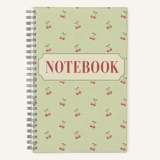Kersen Notebook – Gestippeld Dagboek Notitieboek