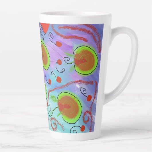 kersen om latte te drinken mok (Rechts)