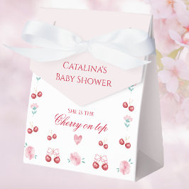 Kersen op de top Blossom Baby shower gunstbox Bedankdoosjes