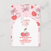 Kersen op de top Diapper Raffle Informatiekaartje (Voorkant)