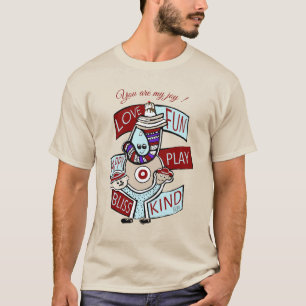 Kersen op de top: een viering van vriendelijkheid t-shirt