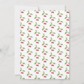 Kersen op de top! Uitnodiging eerste verjaardag (Achterkant)