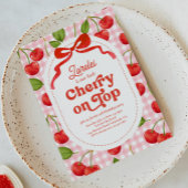 Kersen op de Top Verjaardag Uitnodiging