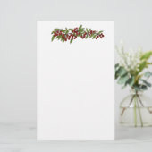 Kersen op een wijnstok Stationery Briefpapier (Staand voorkant)