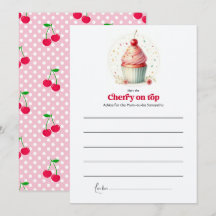 Kersen op het hoogste Baby shower