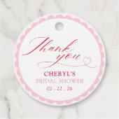 Kersen op het hoogste Vrijgezellenfeest Bedankjes Labels (Achterkant)