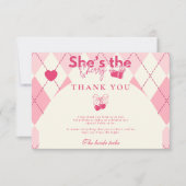 Kersen op het hoogste Vrijgezellenfeest Bedankkaart (Voorkant)