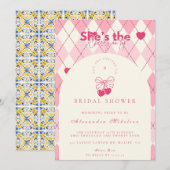 Kersen op het hoogste Vrijgezellenfeest Kaart (Voorkant / Achterkant)