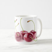 Kersen op rij koffiemok (Voorkant rechts)